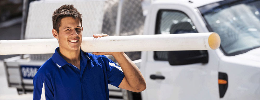 Jack is one of our plumbers in Aliso Viejo, CA working on a commercial plumbing job
